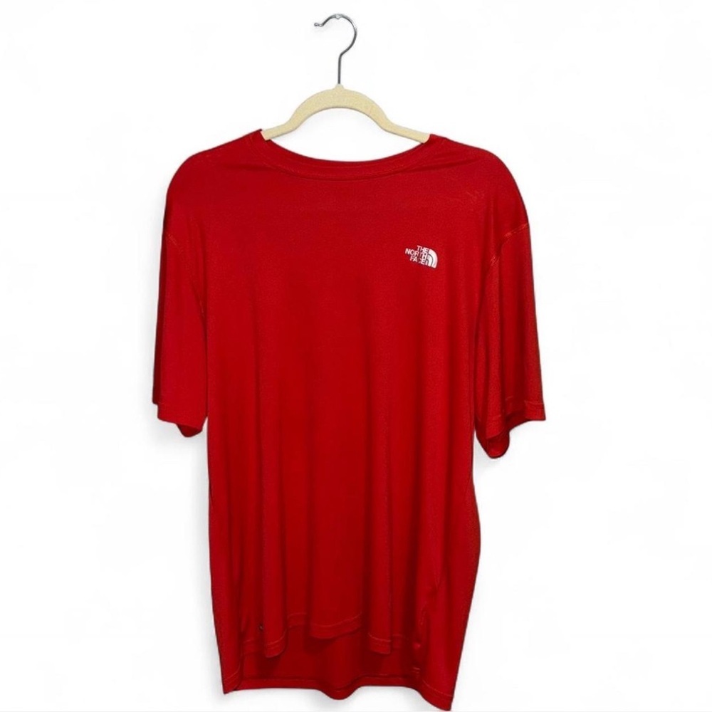 The North Face Men’s Red Vapor Wick Athletic Short Sleeve Shirt Size Large